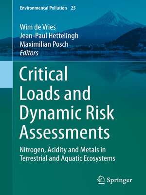 cover image of Critical Loads and Dynamic Risk Assessments